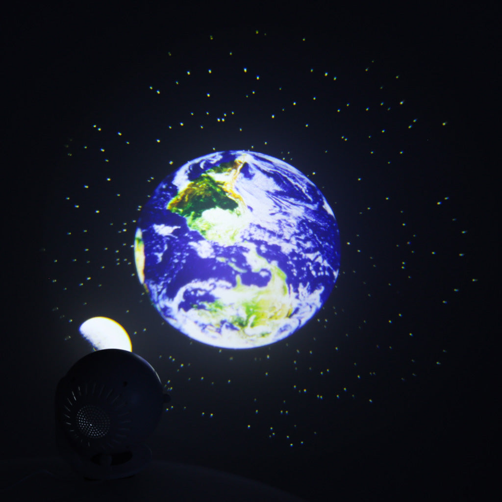 USB LED-täheprojektor 12 kosmosepildiga ketta ja taimeriga