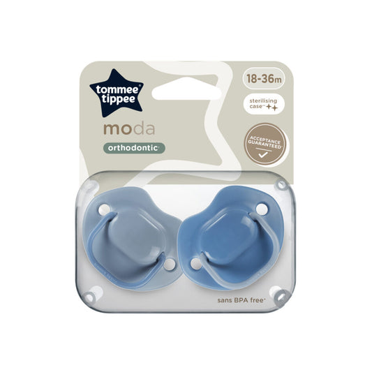 Tommee Tippee Moda ortodontiline lutt 18–36 kuud, 2 tk