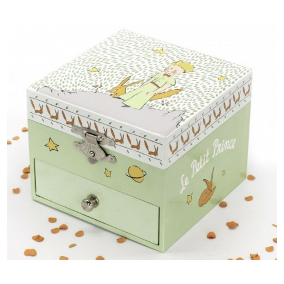 Trousselier Le Petit Prince pimedas helendav muusikakarp ja aardelaegas, Jardin
