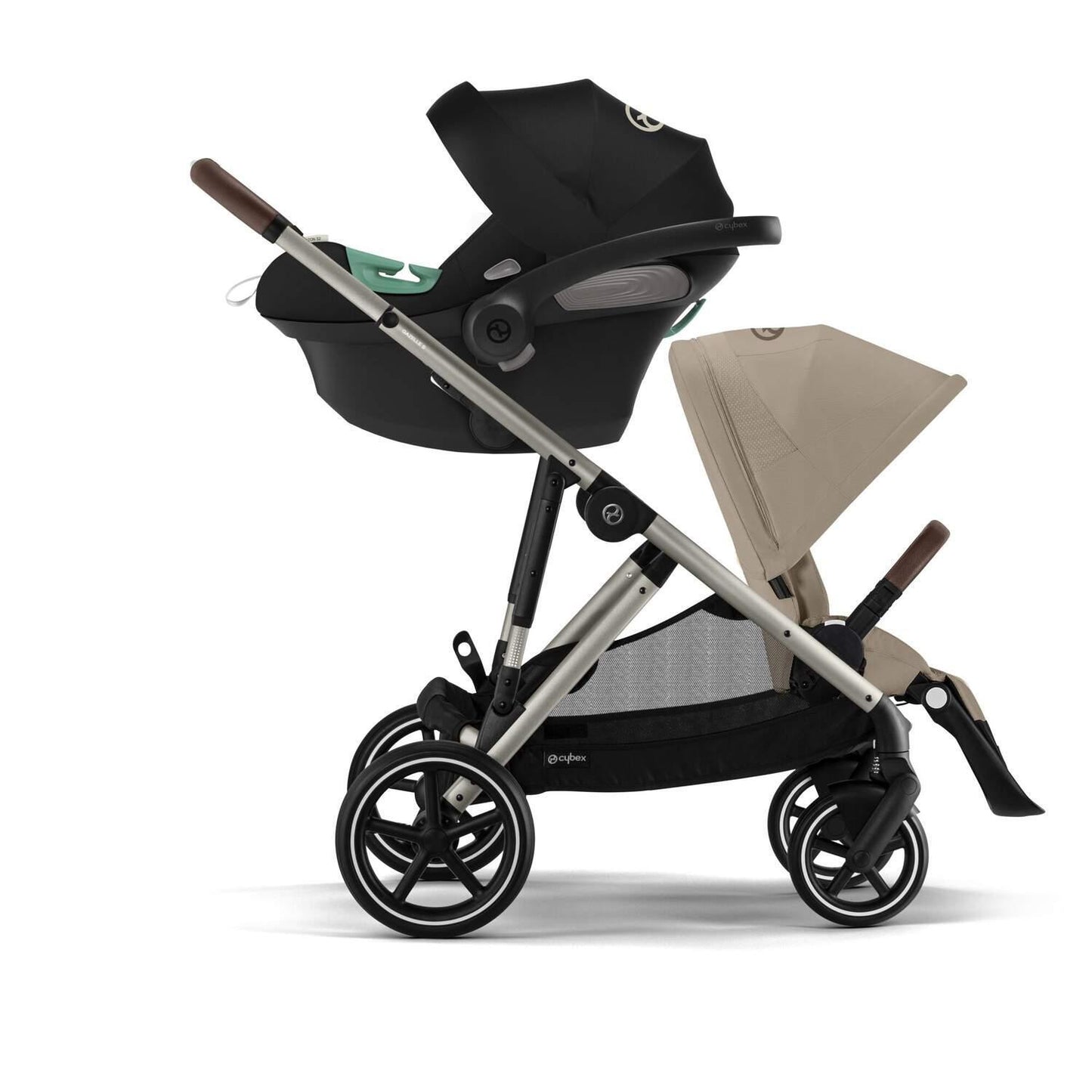 Cybex GAZELLE S 2in1 jalutuskäru (istumisosa+vankrikorv), Almond Beige