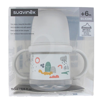 Suavinex treeningtass käepidemetega, 150 ml, hall