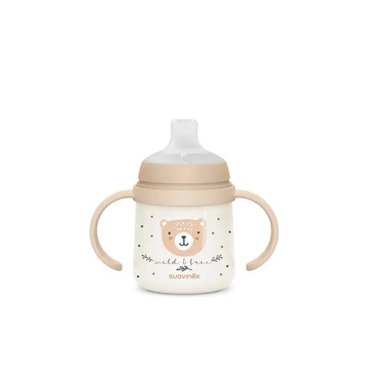 SUAVINEX Night & Day õppetass 150 ml, Wild&Free bež