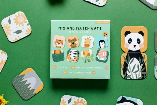 Mix & Match loomadega õppemäng lastele